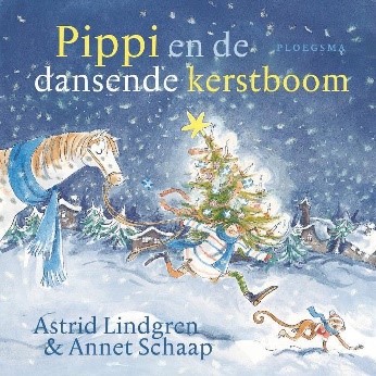 Cover van het boek "Pippi en de dansende kerstboom"