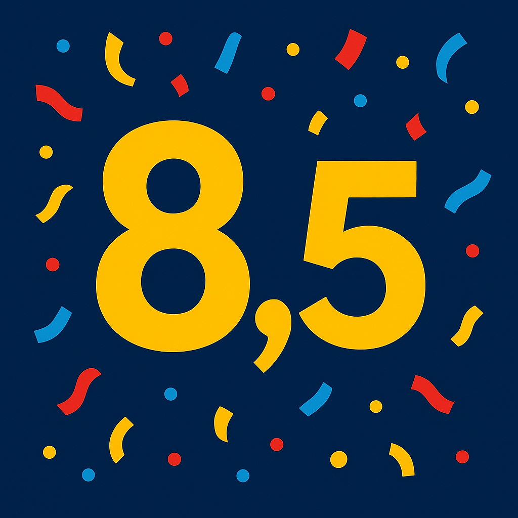 Feestelijke cijfers 8,5 Feestelijke cijfers 8,5